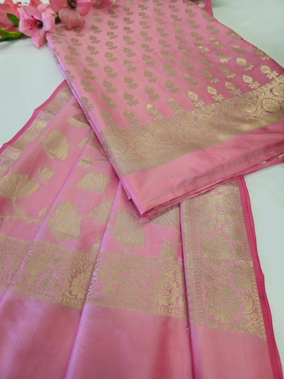 Mulberry Benarasi Pure Silk Suit